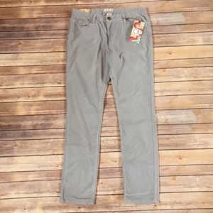 New OP corduroy fashion pants size 15 light grey